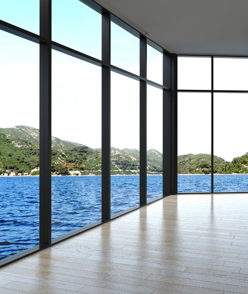 paredes de vidro em Cascavel